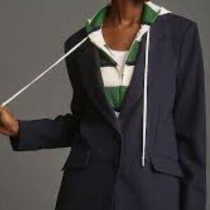 Anthropologie Blue and greet Dickie Sweater- with Blue Blazer Suit Jacket